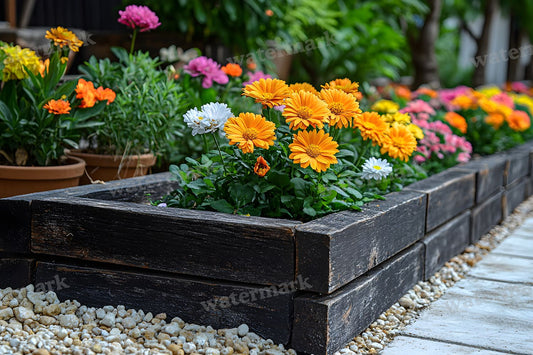 Charming Garden Backdrop Images