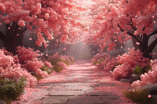 Cherry Blossom Serenity Backdrop Images