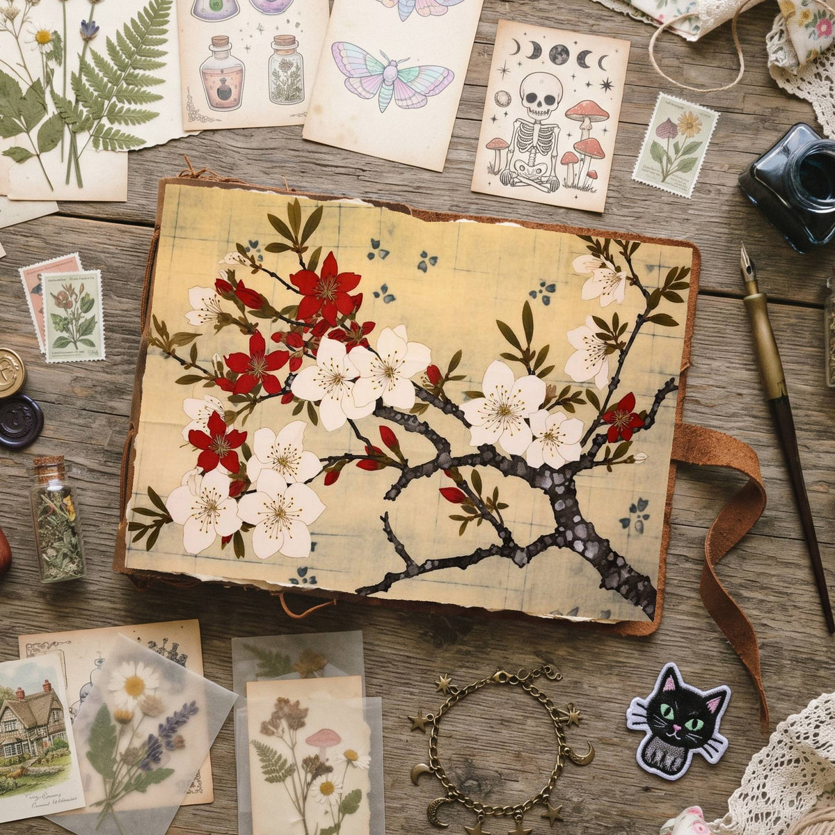 Cherry Blossoms Digital Papers