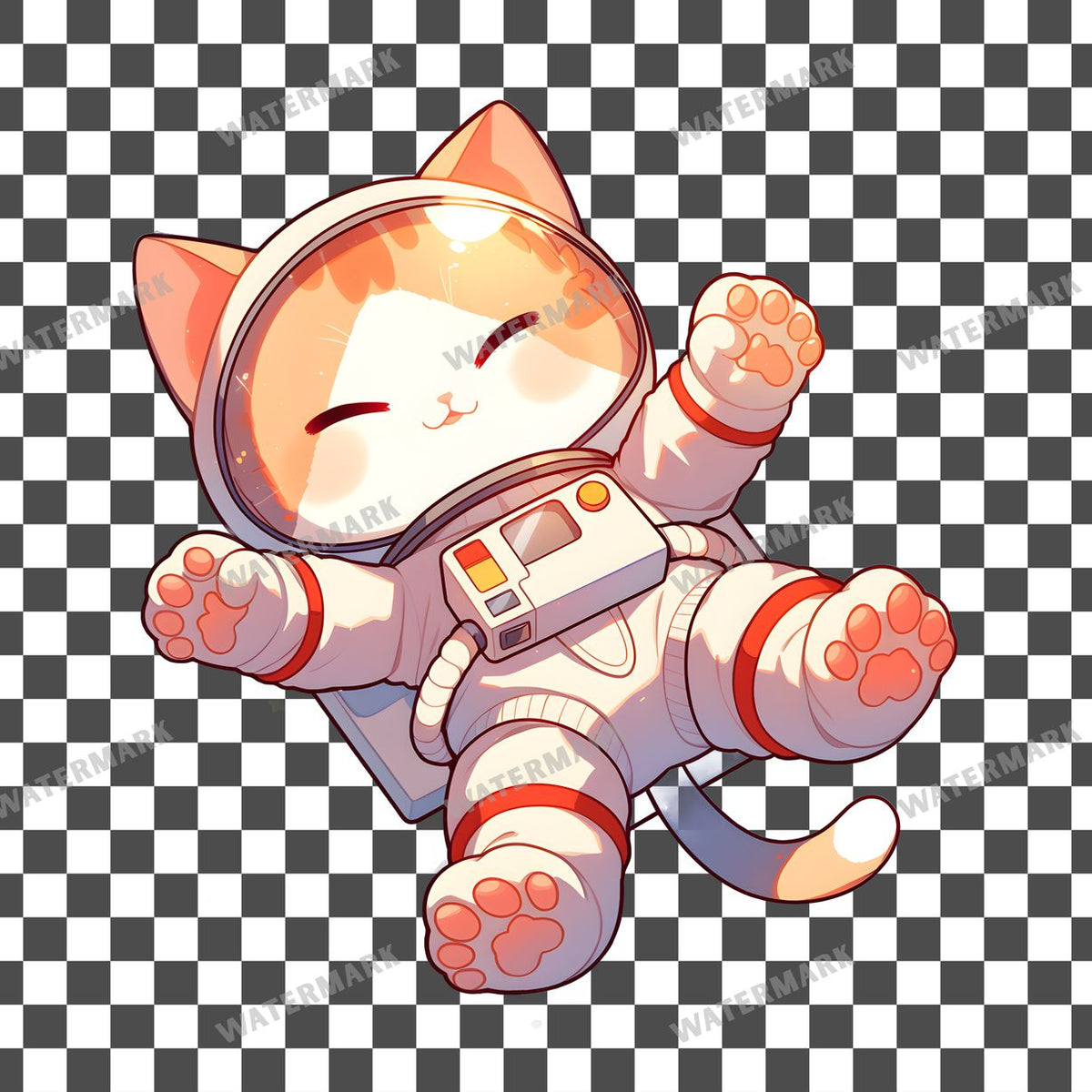 Chibi Astronaut Clipart Pngs