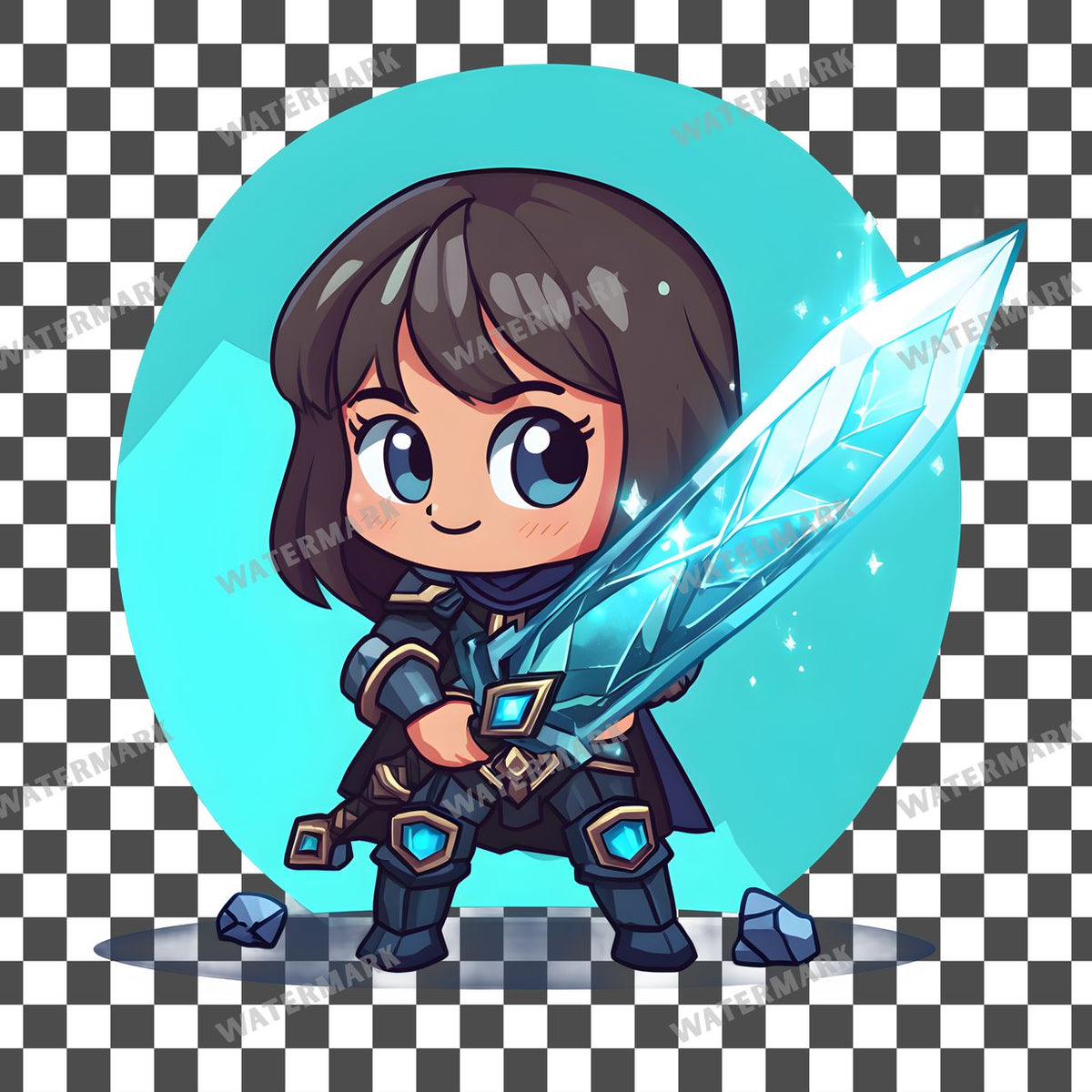 Chibi Crystal Clipart Pngs