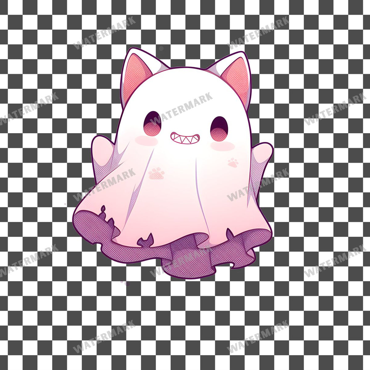 Chibi Ghost Clipart Pngs