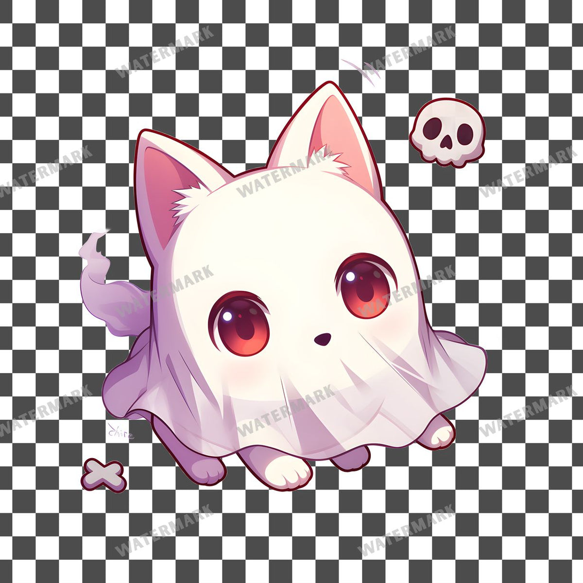 Chibi Ghost Clipart Pngs