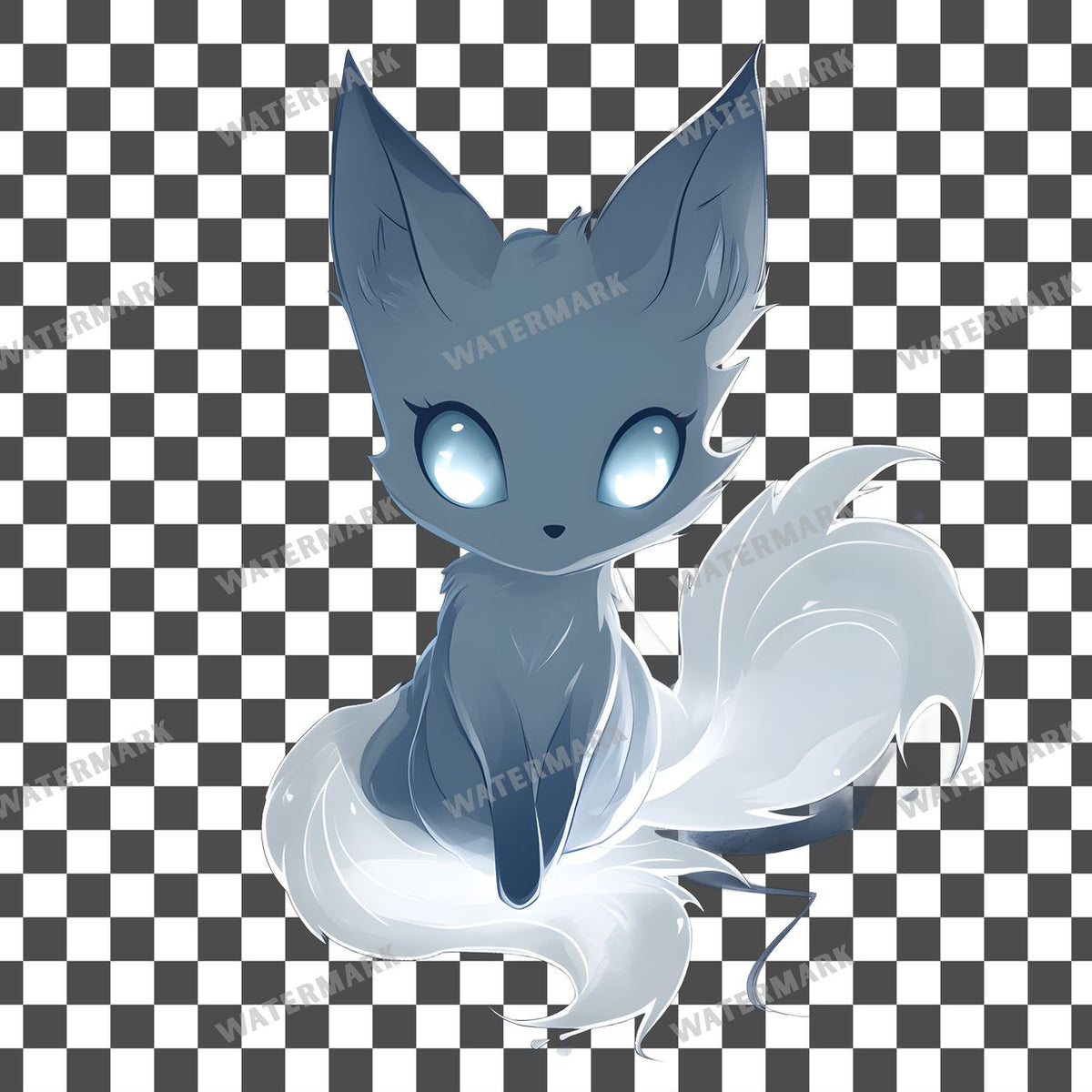 Chibi Ghostly Clipart Pngs
