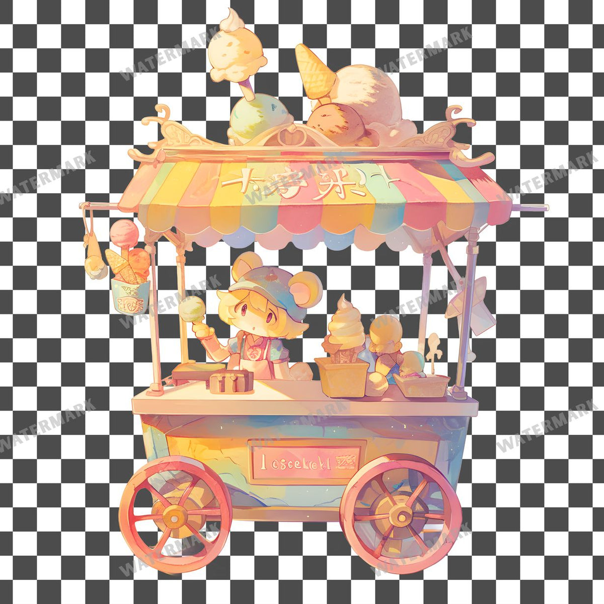 Chibi Ice Clipart Pngs