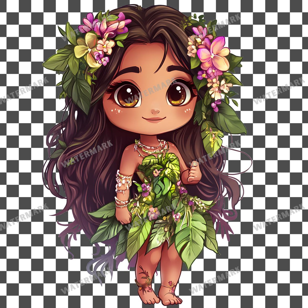 Chibi Jungle Clipart Pngs
