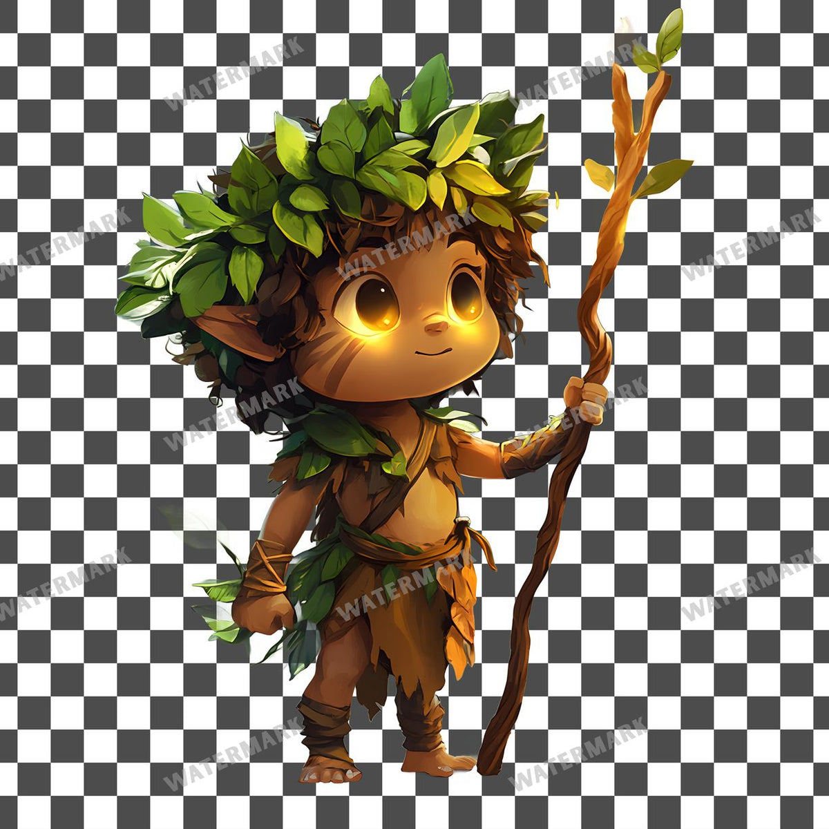 Chibi Jungle Clipart Pngs