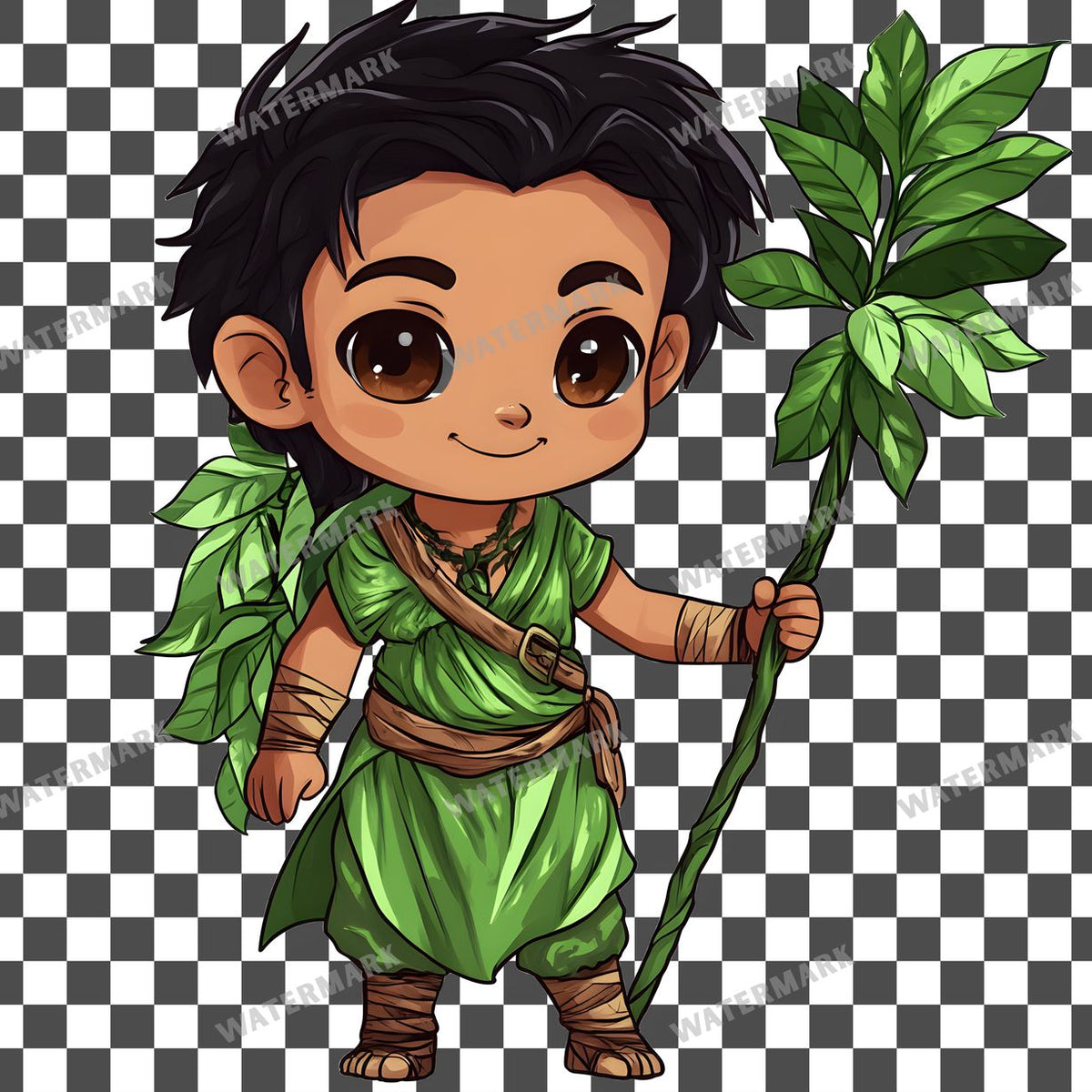 Chibi Jungle Clipart Pngs