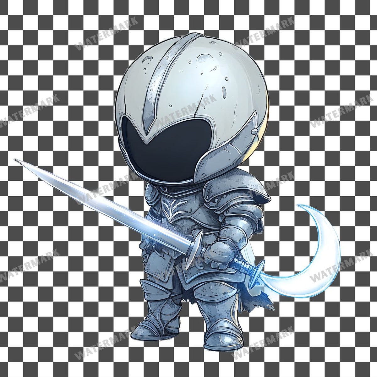 Chibi Lunar Clipart Pngs