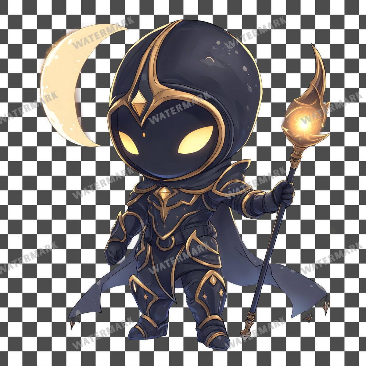 Chibi Lunar Clipart Pngs