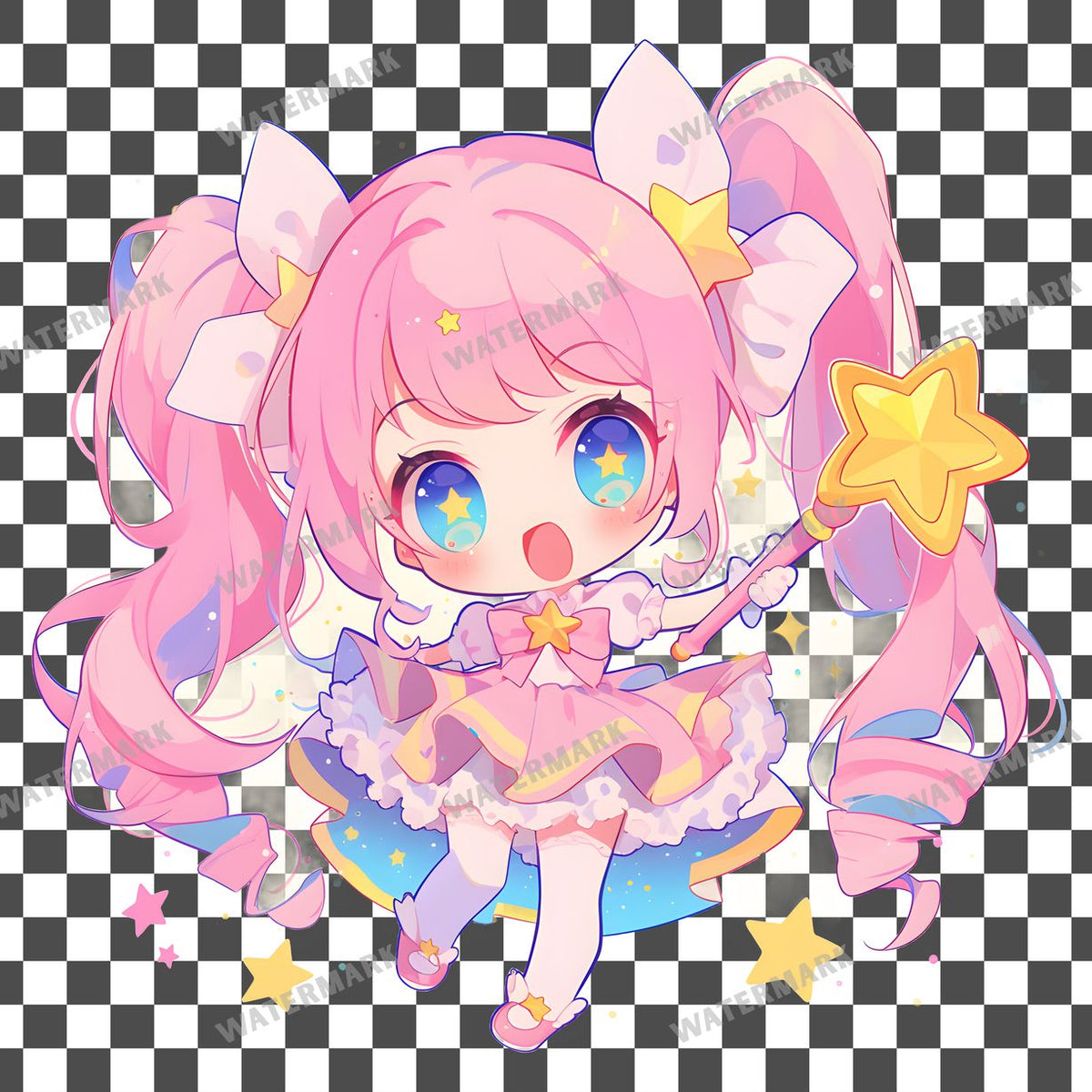 Chibi Magical Clipart Pngs