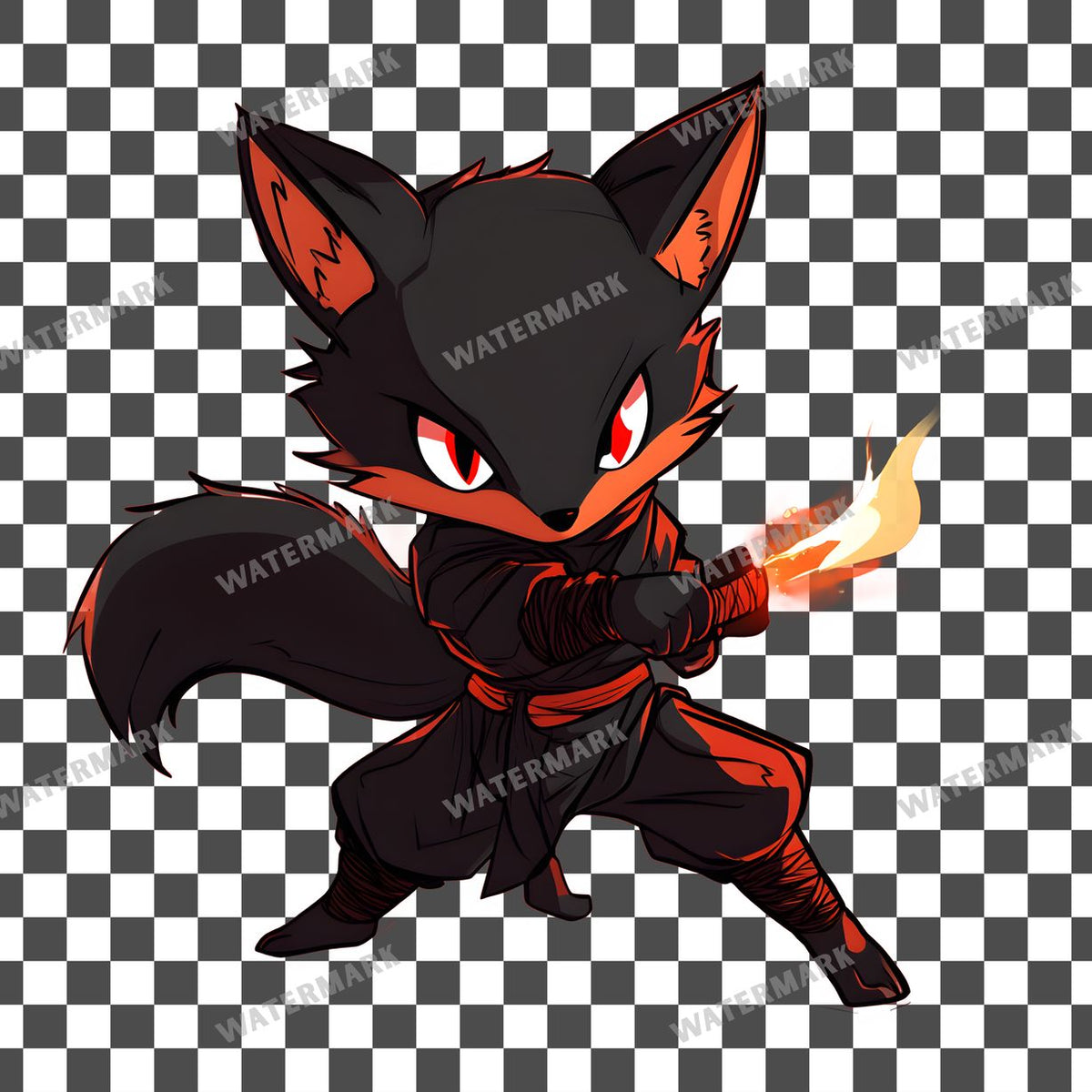 Chibi Ninja Clipart Pngs