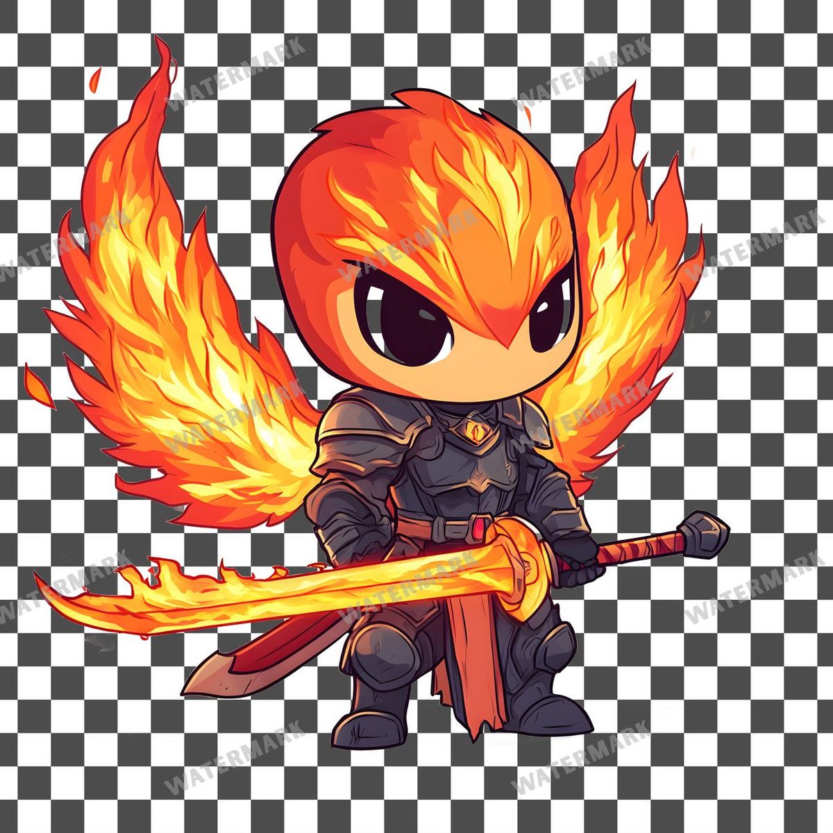 Chibi Phoenix Clipart Pngs