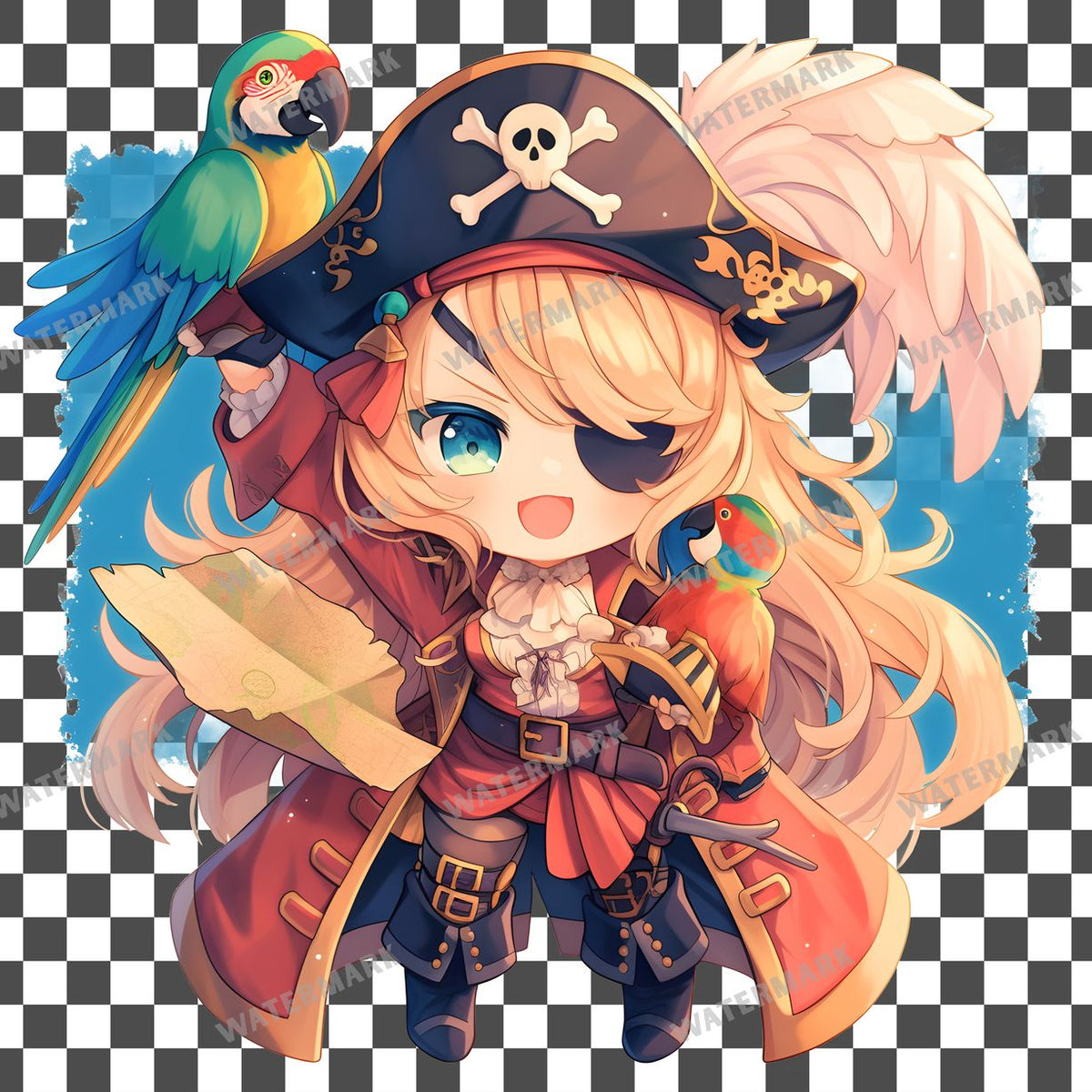Chibi Pirate Clipart Pngs