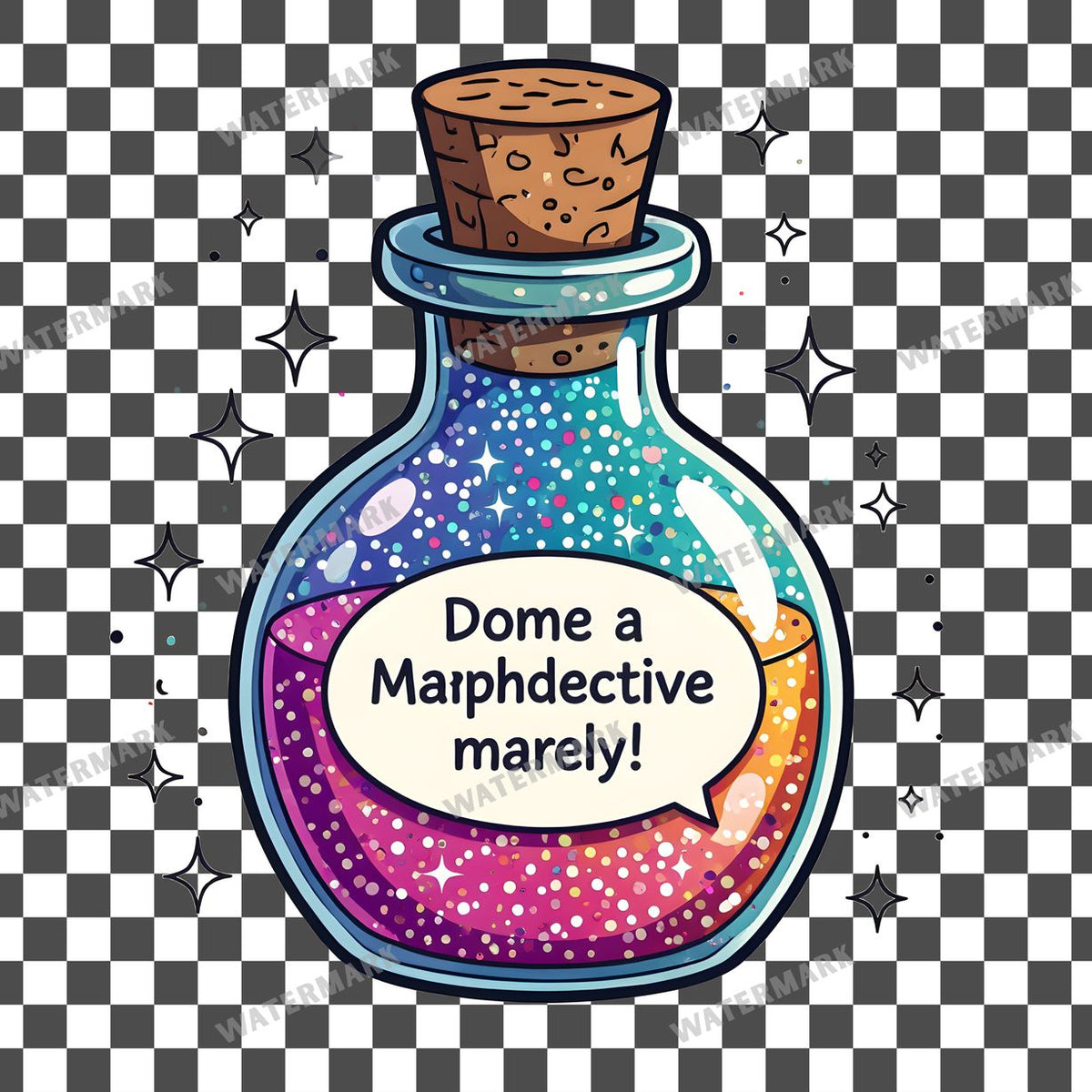 Chibi Potion Bottle Clipart Pngs