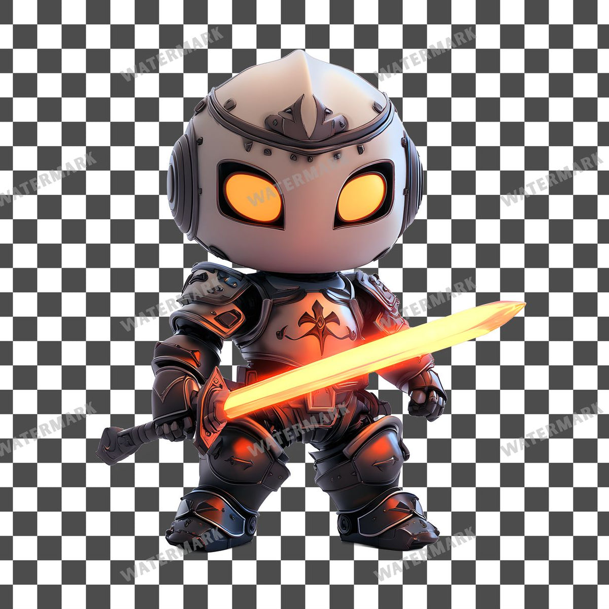 Chibi Robot Clipart Pngs