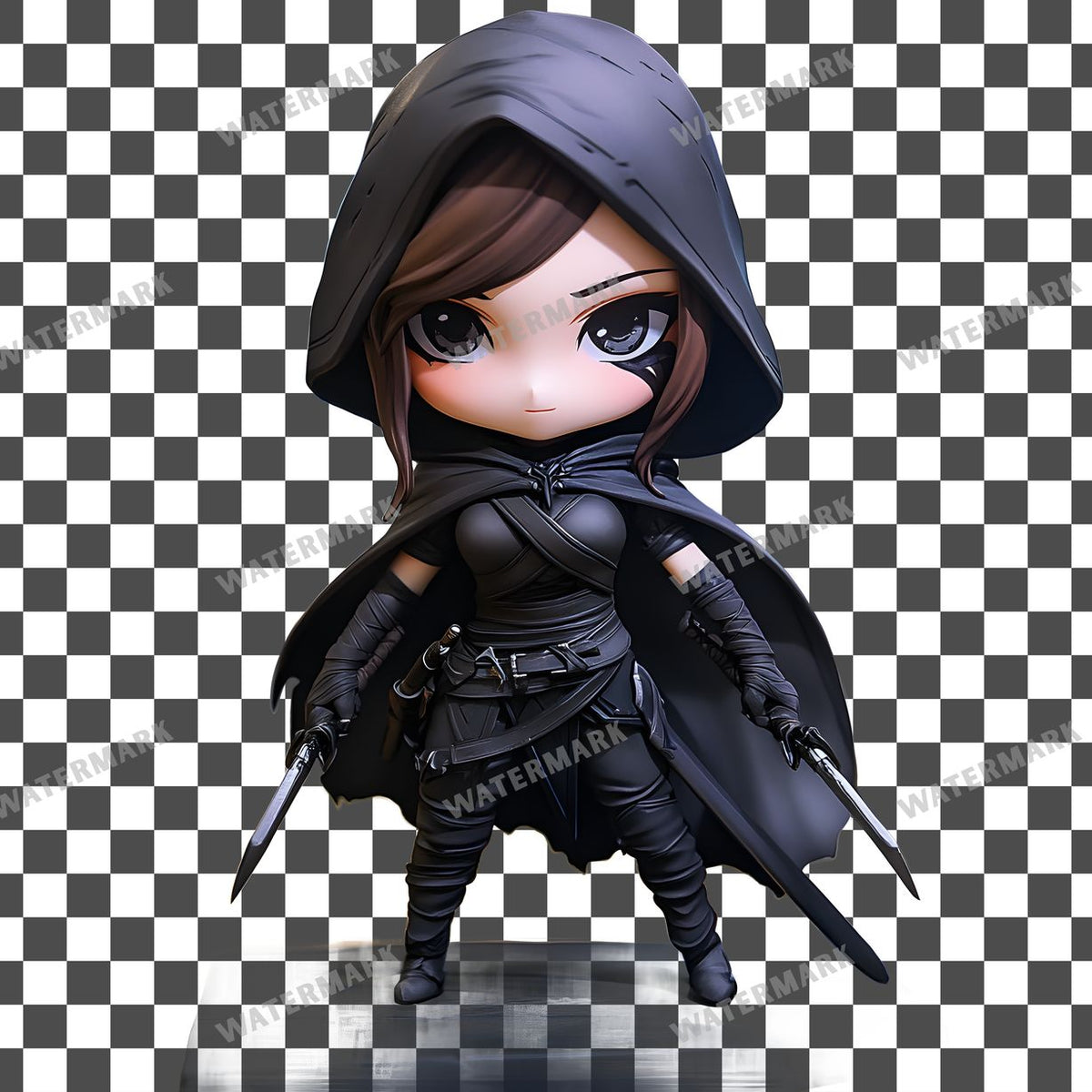 Chibi Shadow Clipart Pngs
