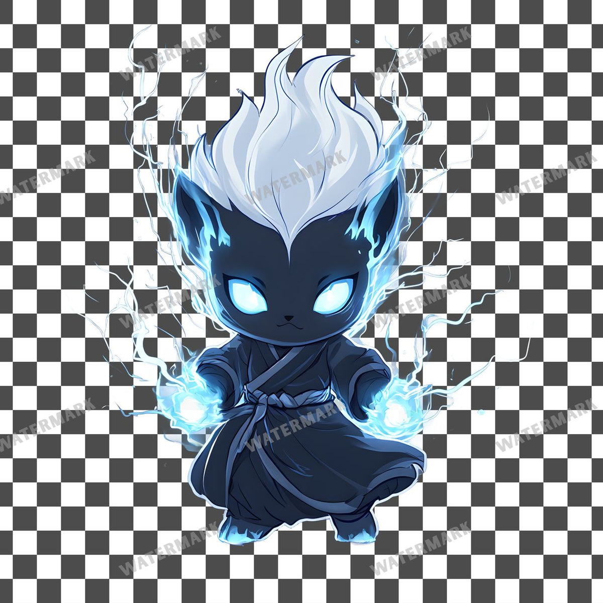 Chibi Thunder Clipart Pngs
