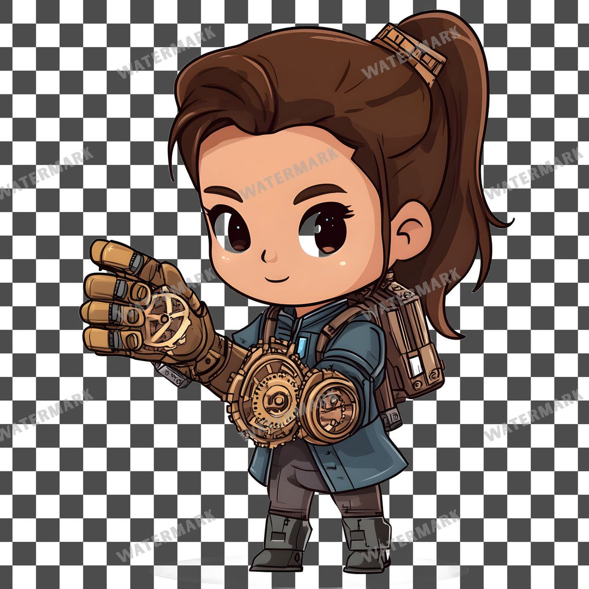 Chibi Time Clipart Pngs