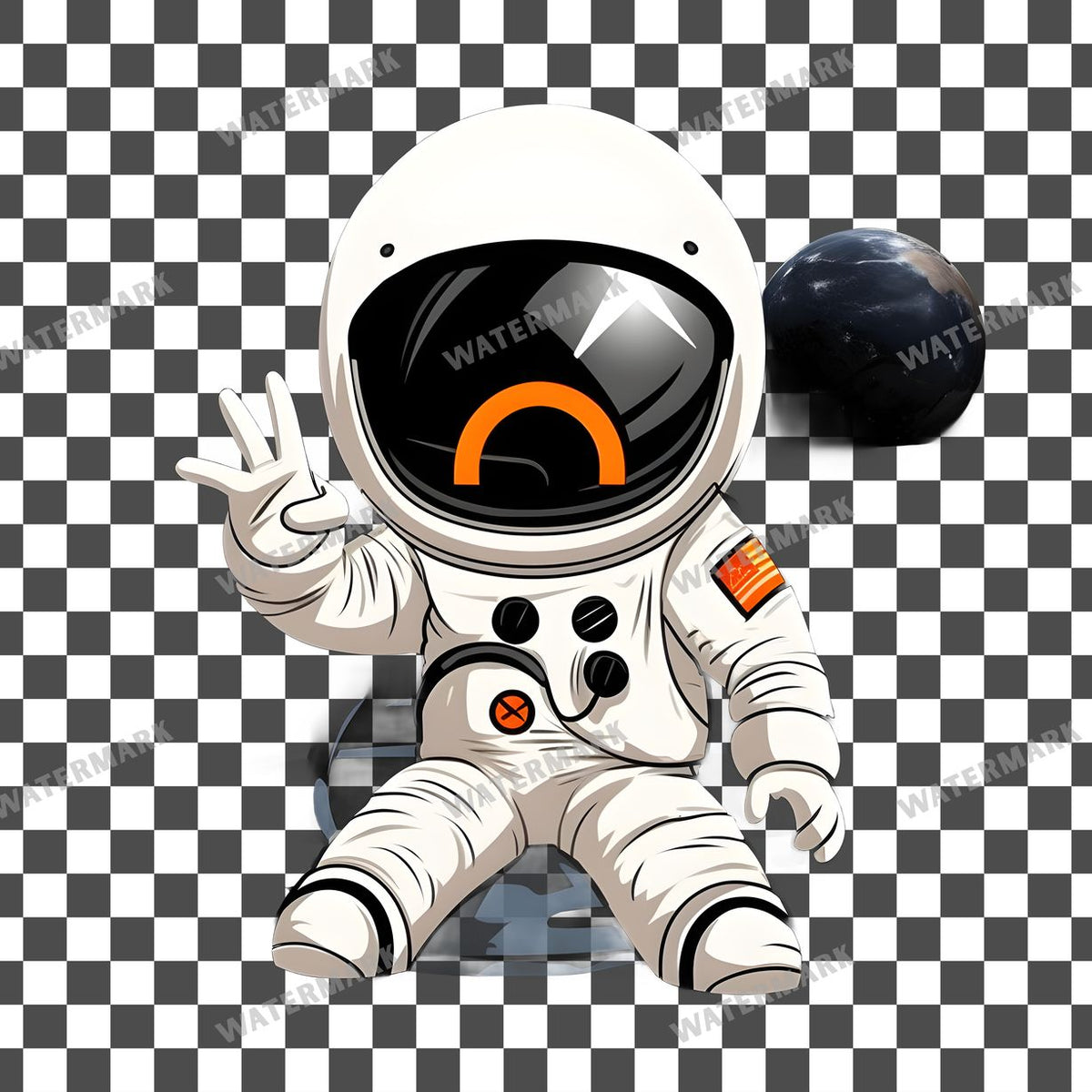 Chibiastronaut Clipart Pngs