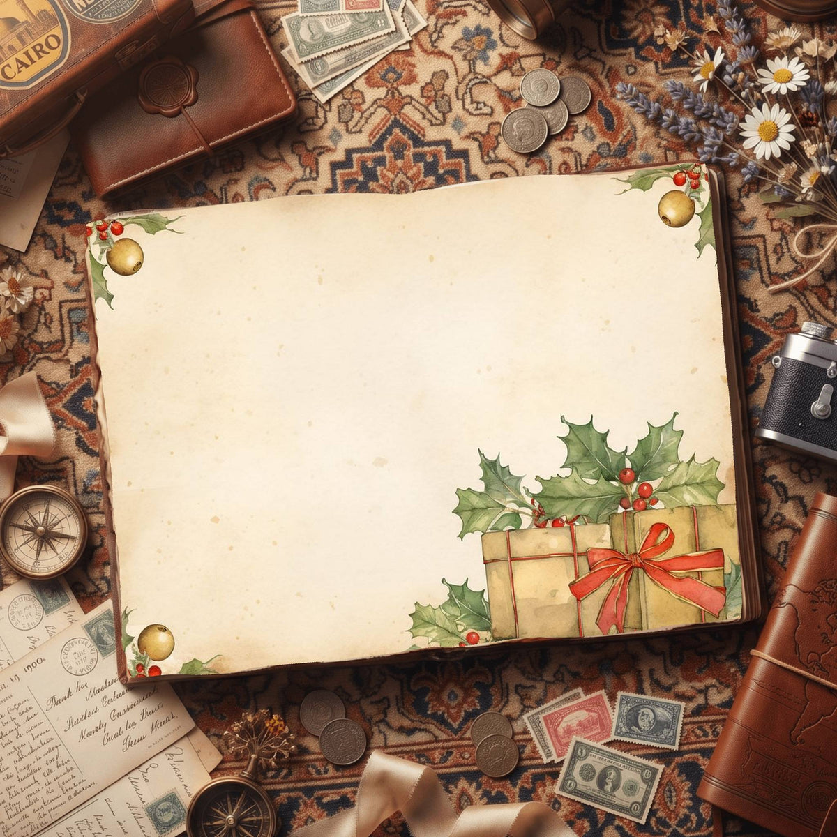 Christmas Gifts Digital Papers
