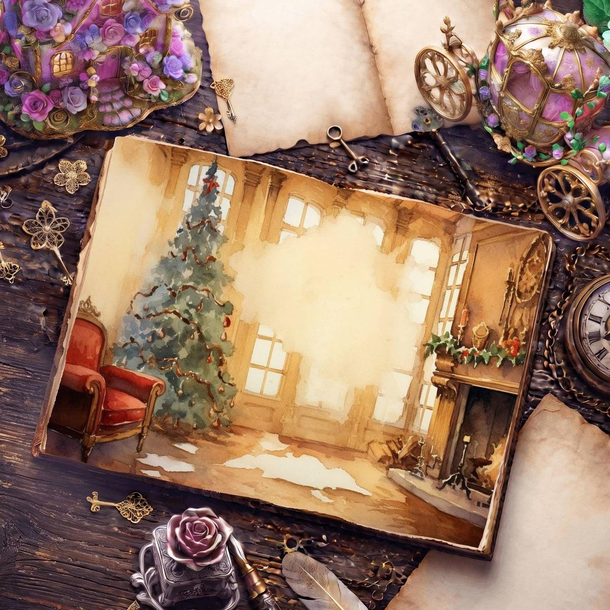 Christmas Digital Papers
