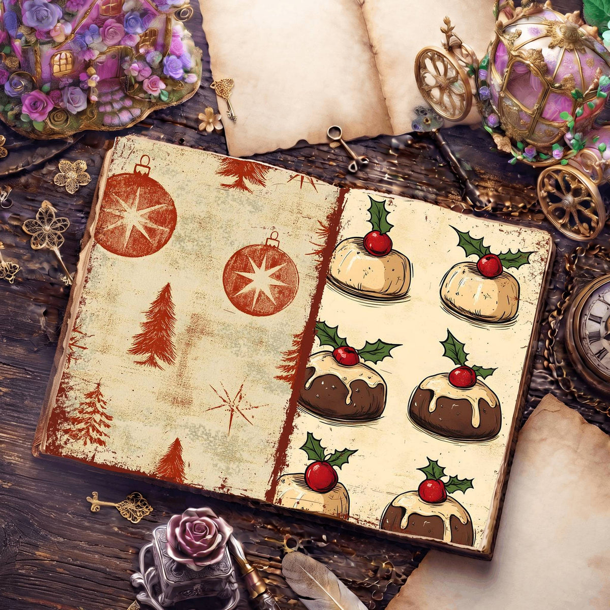 Christmas Digital Papers
