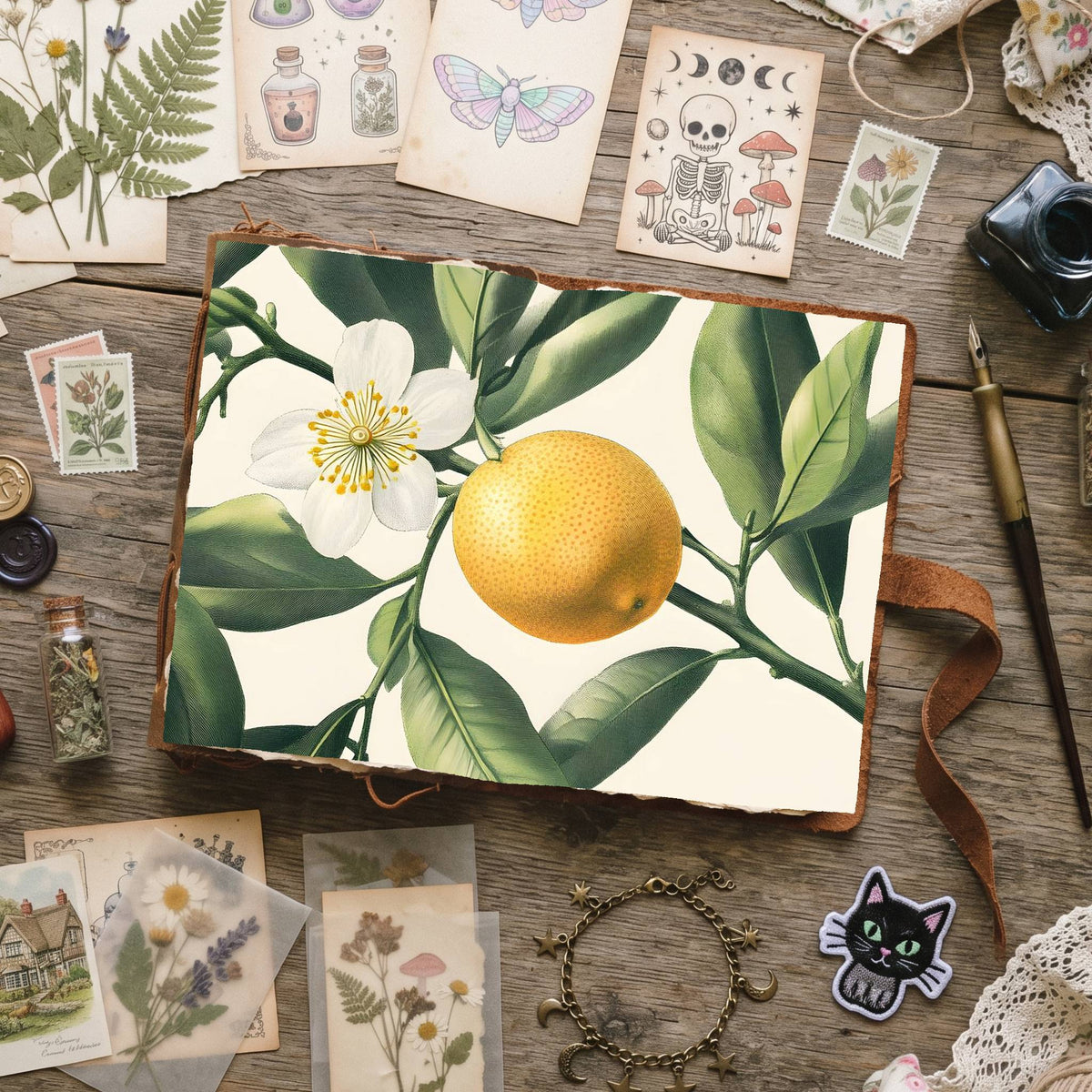 Citrus Blossoms Digital Papers