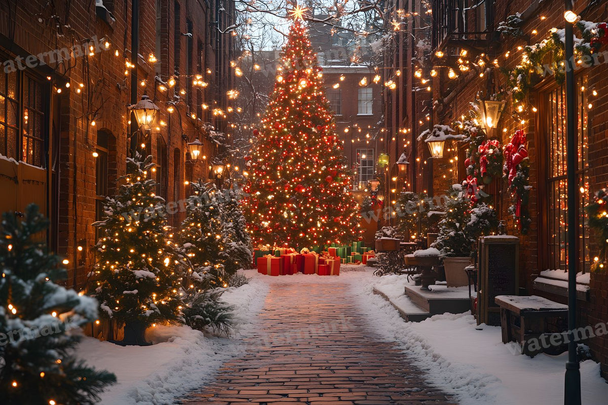 Classic Christmas Backdrop Images