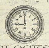 Clocks And Timepieces Vintage Prints