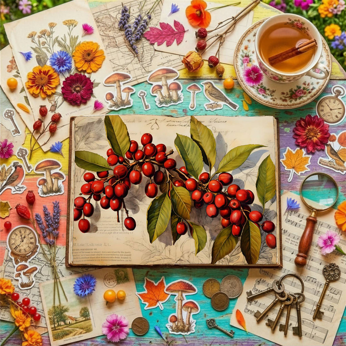 Coffee Beans Digital Papers
