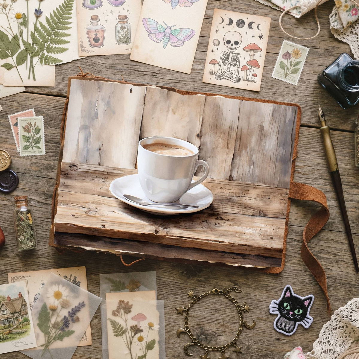 Coffee Shop Digital Papers