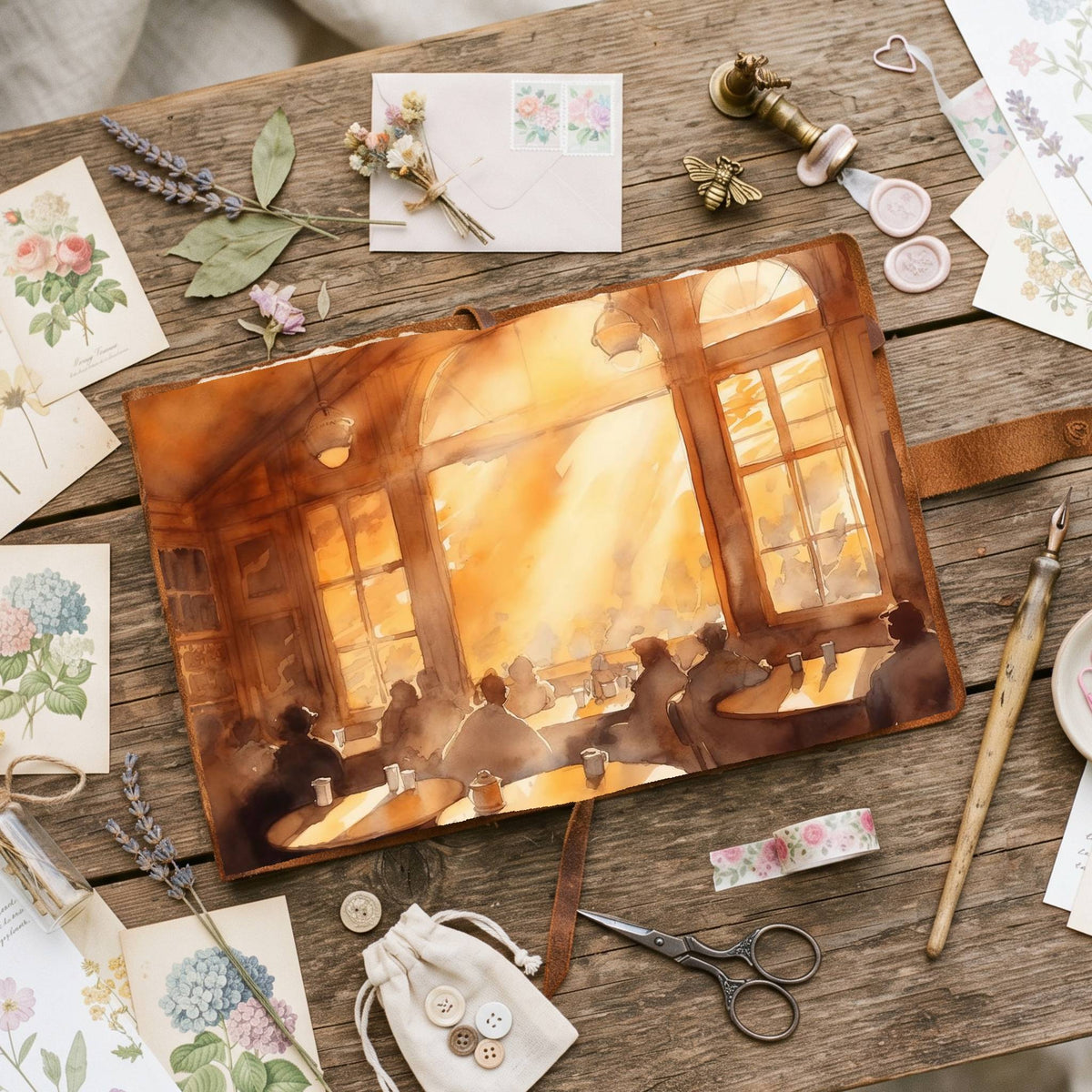 Coffee Shop Digital Papers