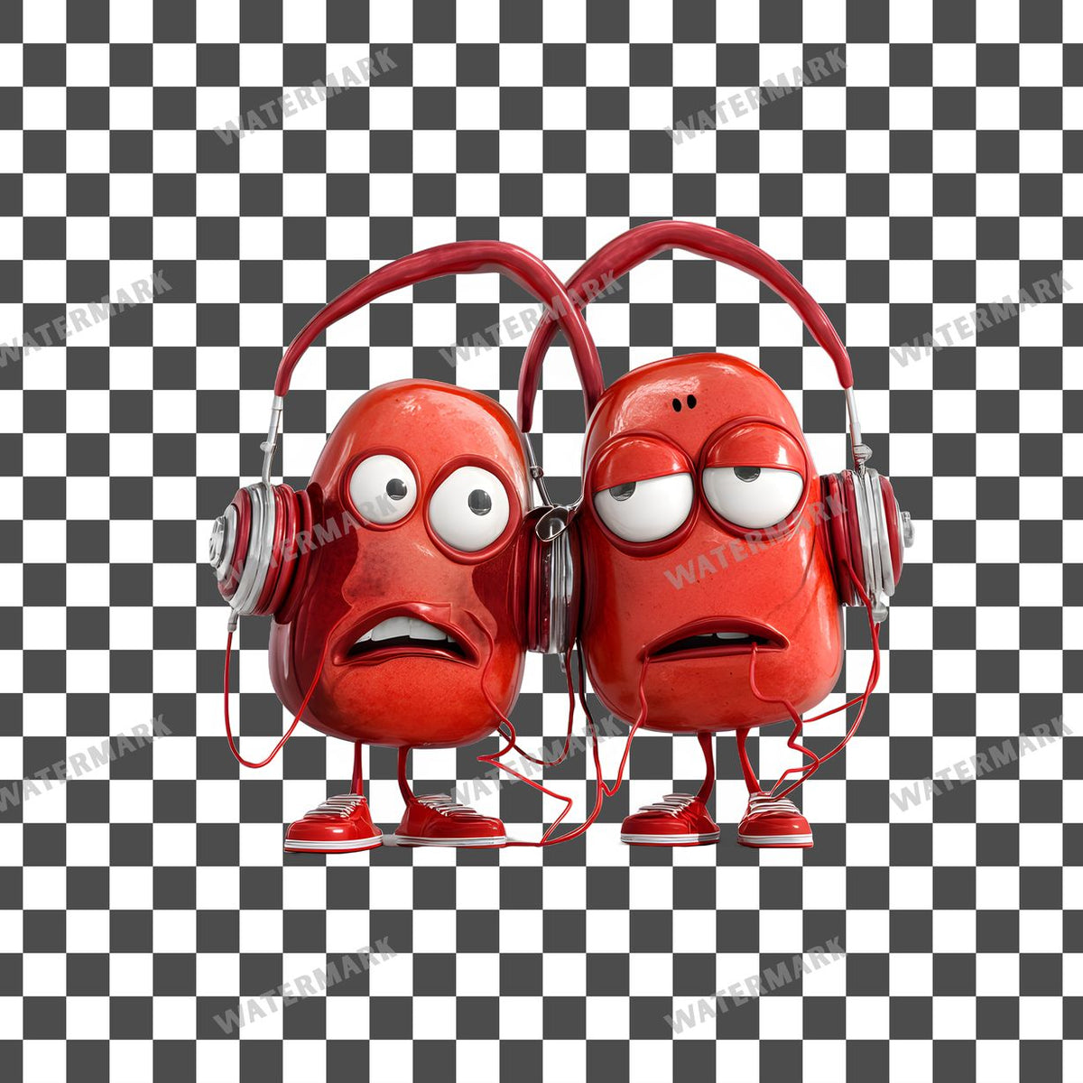 Confused Pair Clipart Pngs