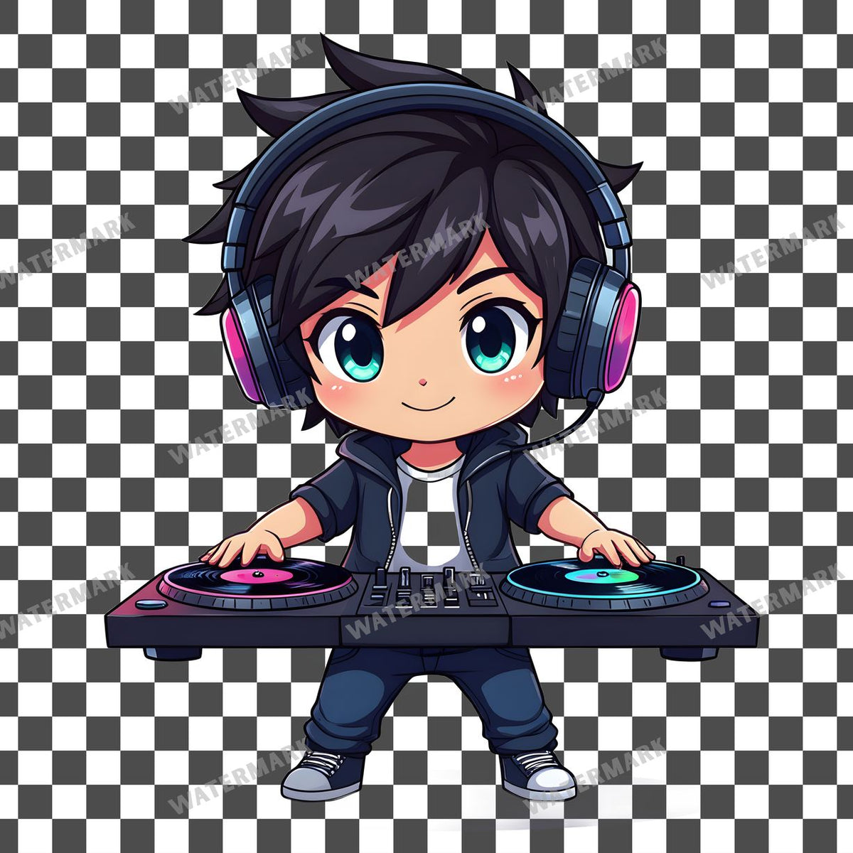 Cool Chibi Dj Clipart Pngs