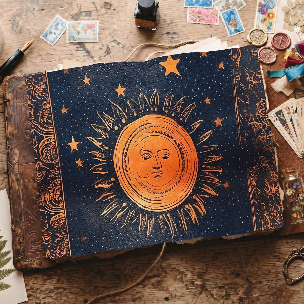Copper Moon Digital Papers