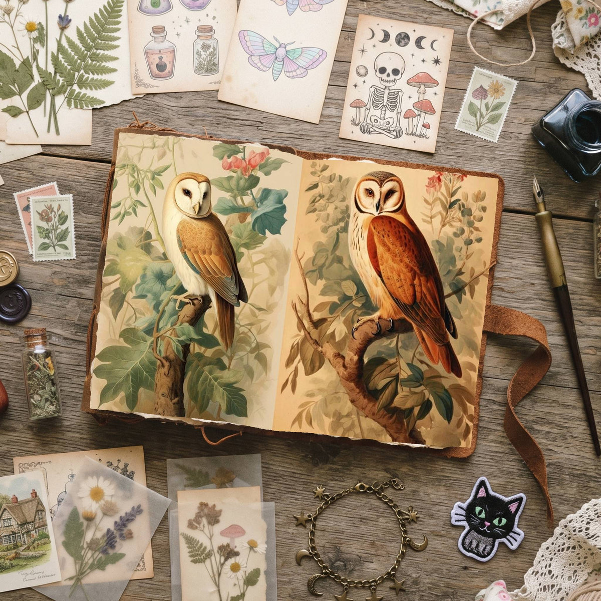 Countryside Birds Digital Papers