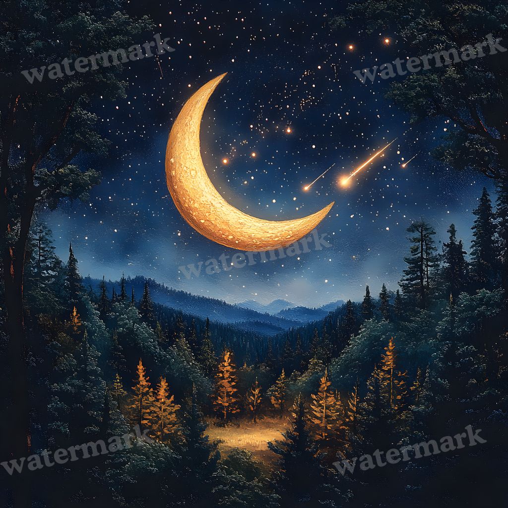 Crescent Moon Backdrop Images