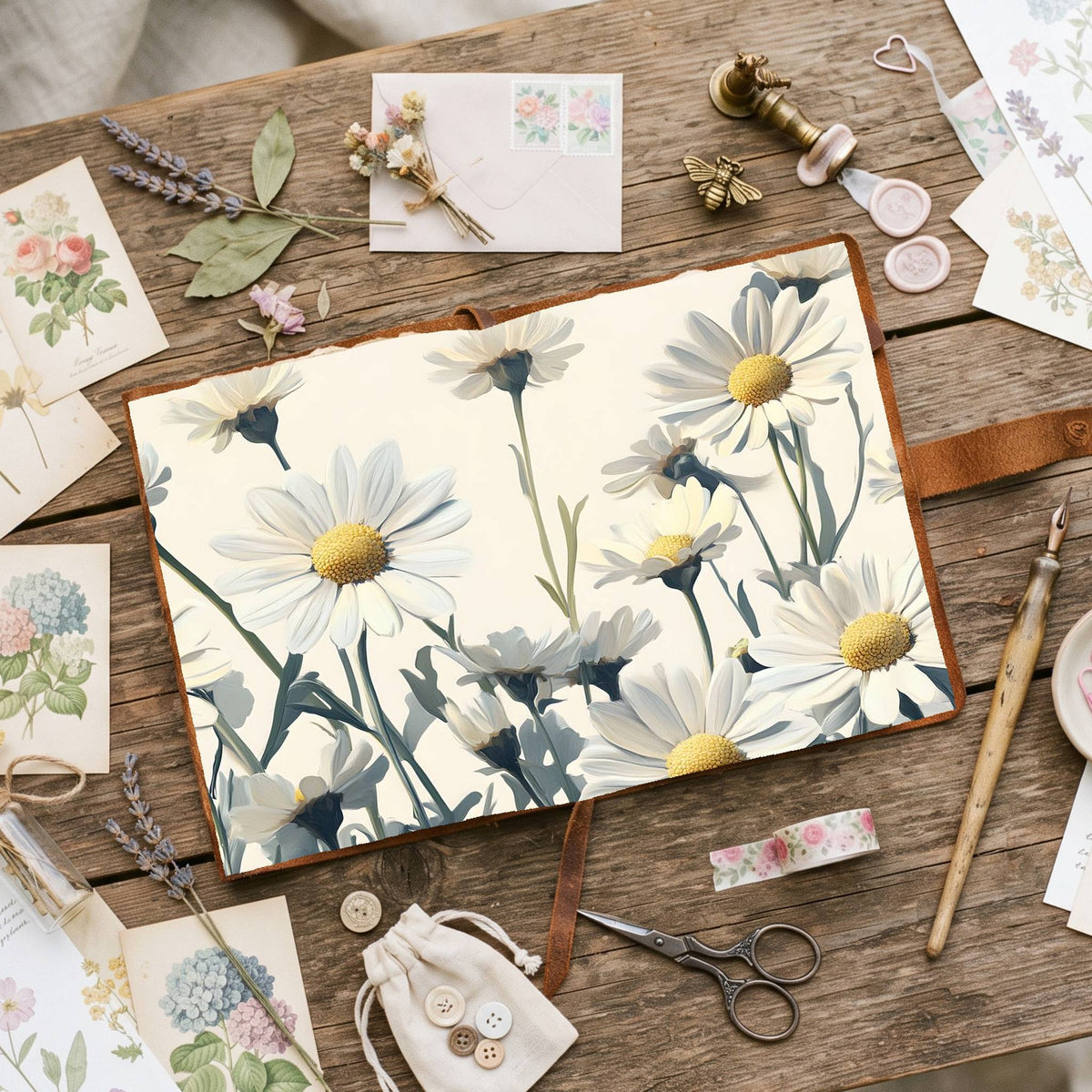 Daisies Digital Papers