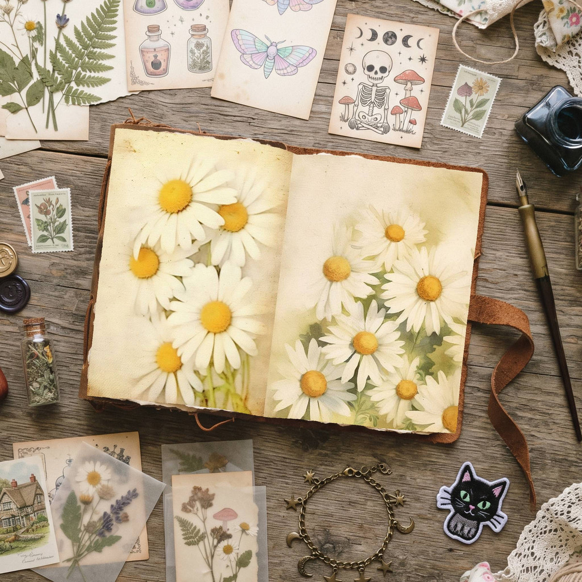 Daisies Digital Papers