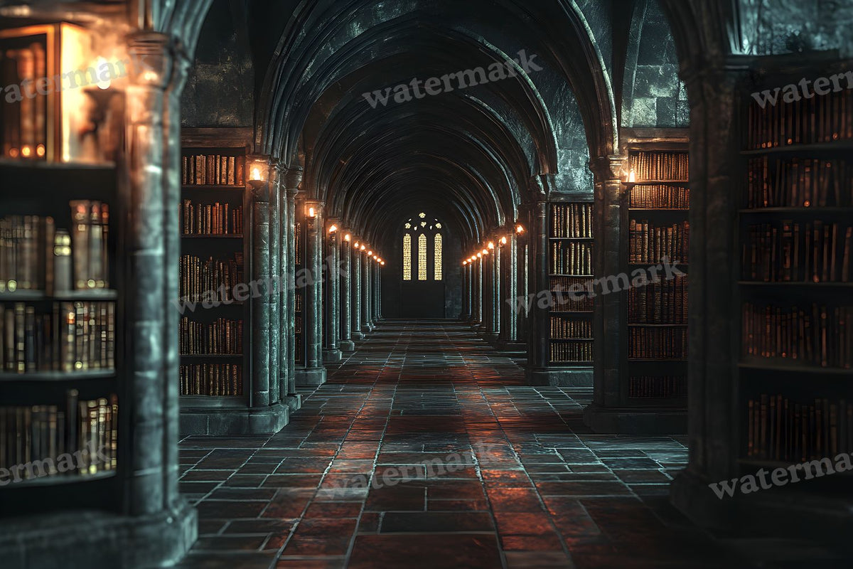 Dark Academia Study Backdrop Images