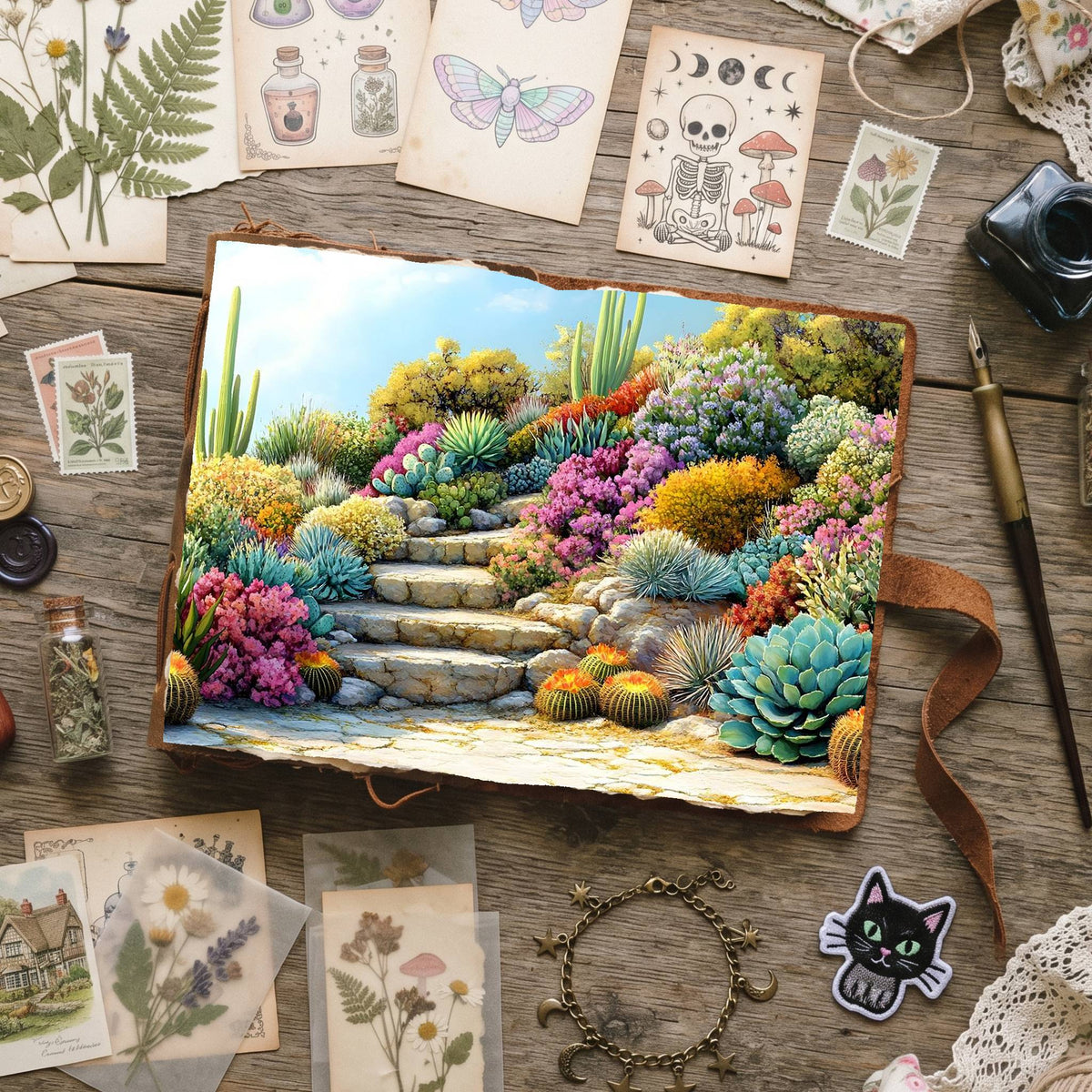 Desert Botanical Digital Papers