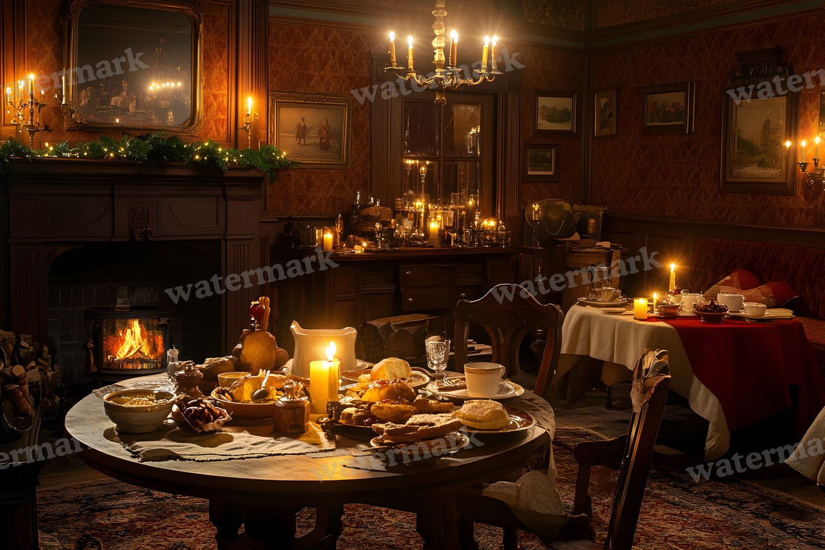 Dickens Tale Scene Backdrop Images