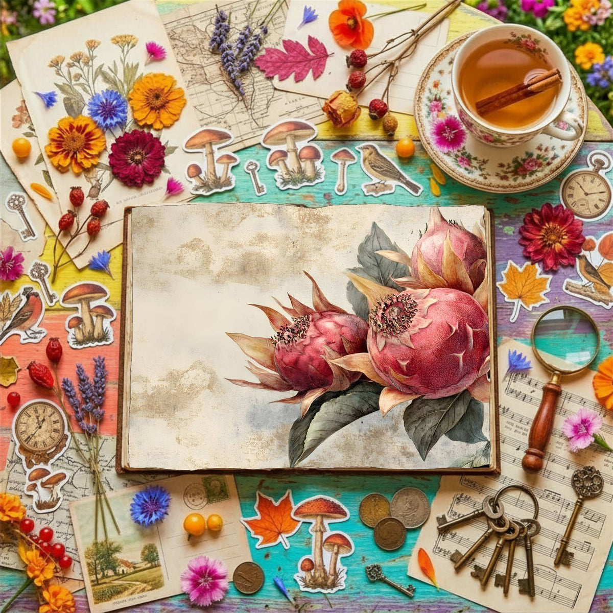 Dragon Fruit Digital Papers