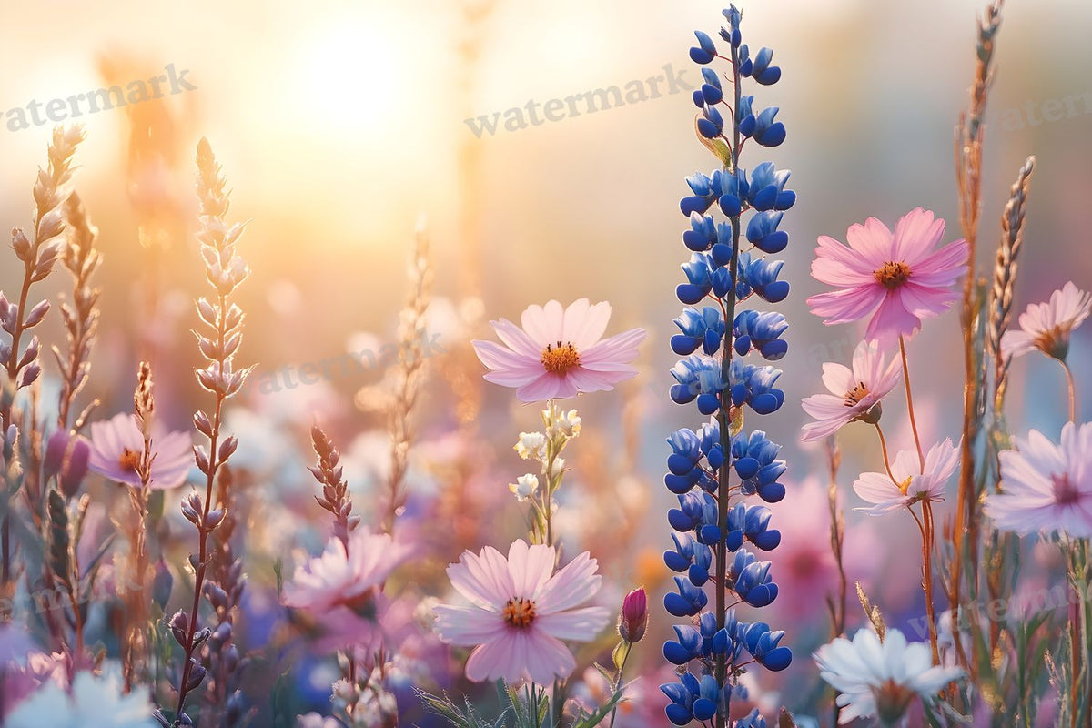 Dreamy Wildflower Meadow Backdrop Images