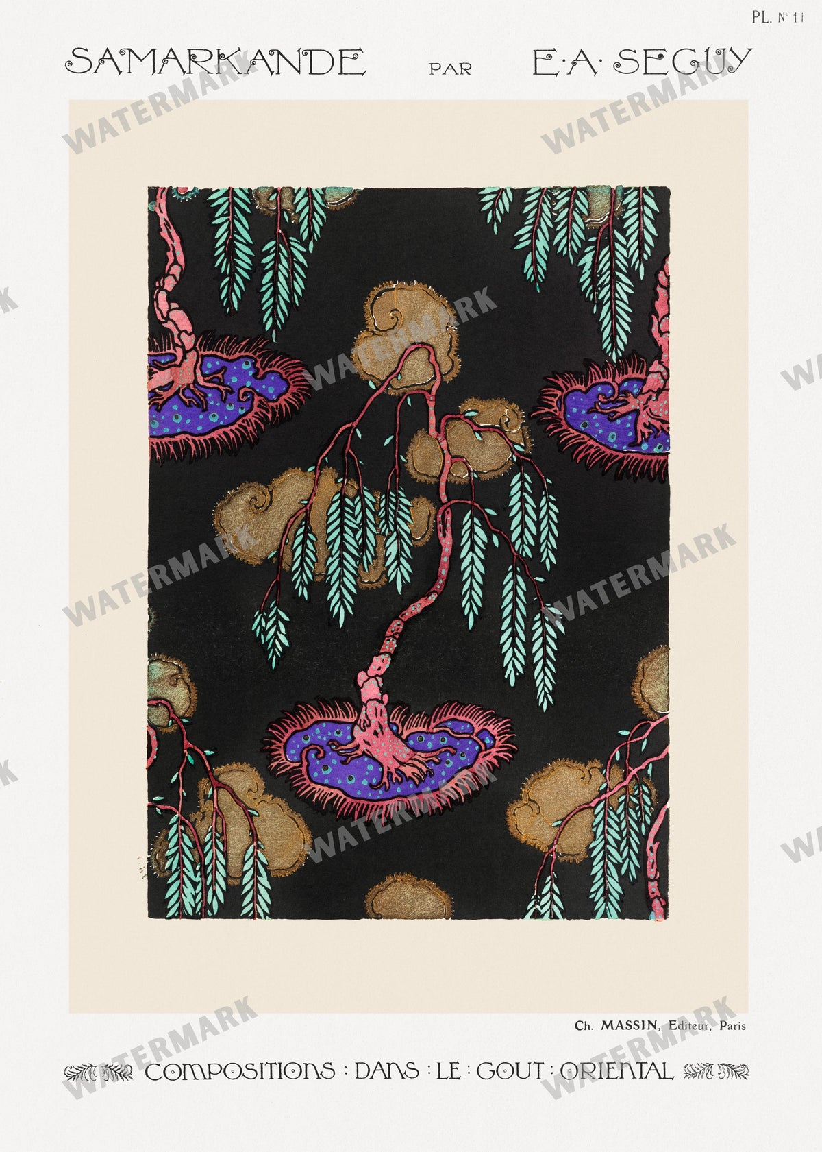 E A Seguy Vintage Prints