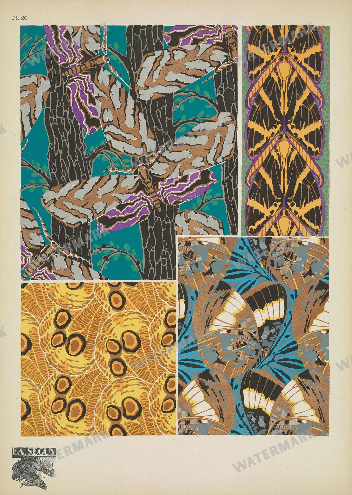 E A Seguy Vintage Prints