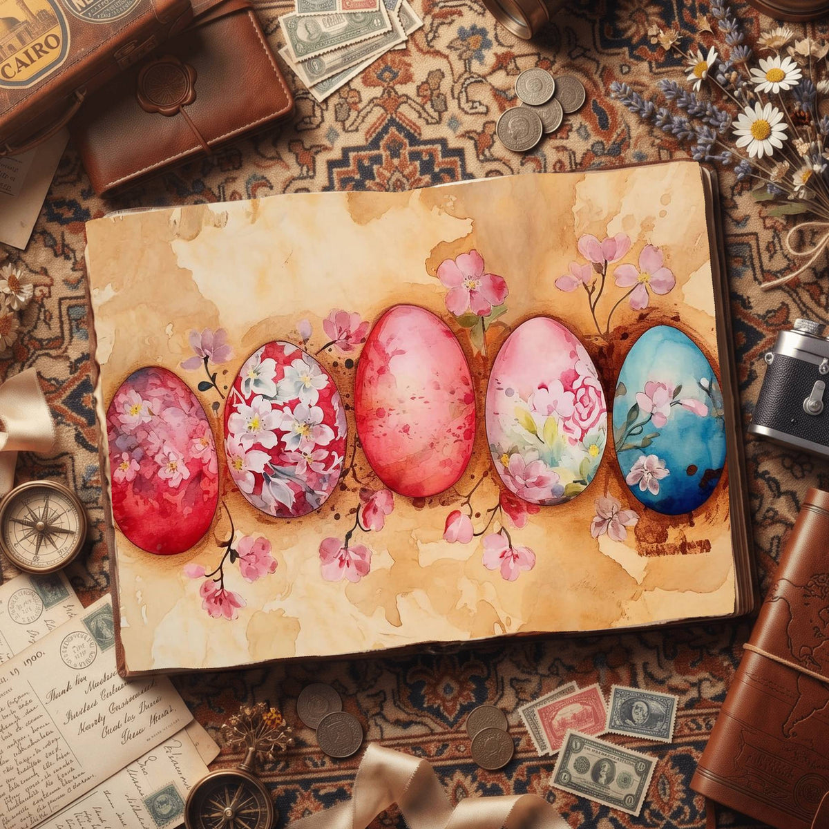 Easter Eggs Digital Papers