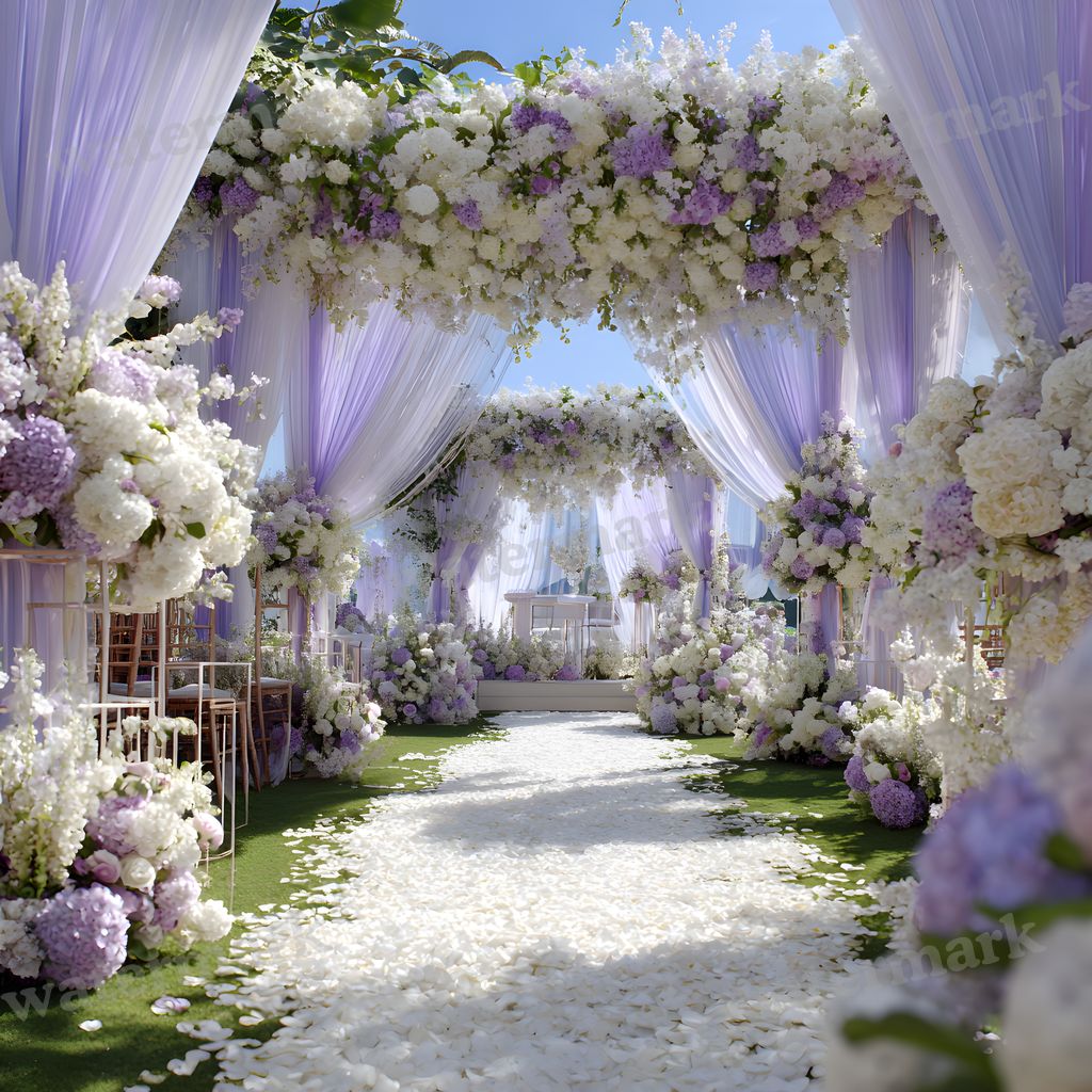 Elaborate Outdoor Wedding Backdrop Images