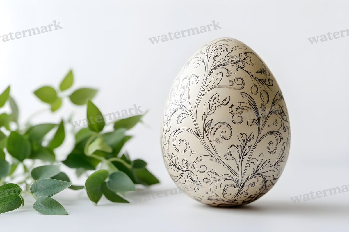 Elegant Easter Egg Backdrop Images